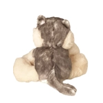 First & Main Wolf Dog Plush Toy Stuffed Animal 7" Floppy Friends Small