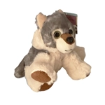First & Main Wolf Dog Plush Toy Stuffed Animal 7" Floppy Friends Small