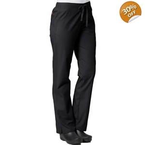 Red Panda Women's Half Drawstring Straight Leg Scrub Pants