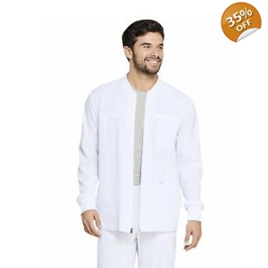 Dickies Unisex White Zip Jacket
