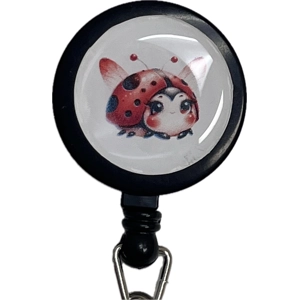 Ladybug ID Badge Reel Holder