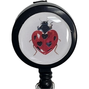 Ladybug ID Badge Reel Holder