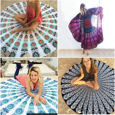 Bohemian Beach Mat / Shawl Bohemian Beach Mat / Shawl