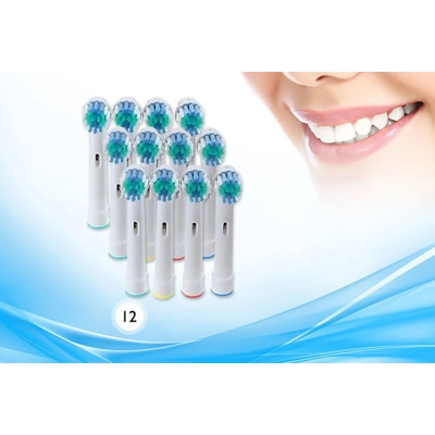 12 Oral B-Compatible Toothbrush Heads 12 Oral B-Compatible Toothbrush Heads