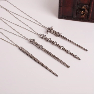 Harry Potter Inspired Wand Necklace - 4 Options