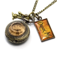 Alice in Wonderland inspired pocket watch