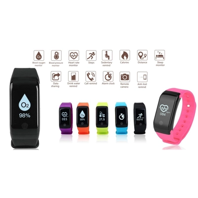 FitStep FS12HR Fitness Tracker With Blood Oxygen, Pressure..