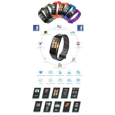 FitStep FS1Q Fitness Tracker with Cardiovascular Monitoring
