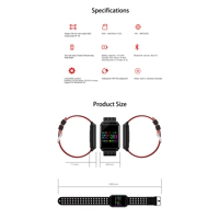 FitStep FS11R - WATERPROOF BLUETOOTH SMART WATCH WITH SPORTS MODE AND CARDIOGRAPH