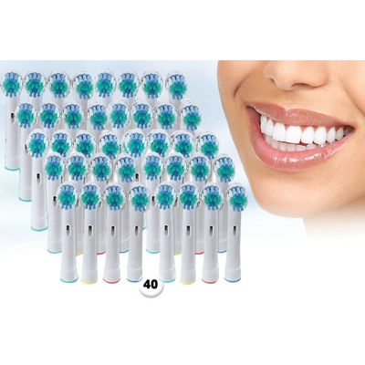 40 Oral B Compatible Replacement Heads 40 Oral B Compatible Replacement Heads