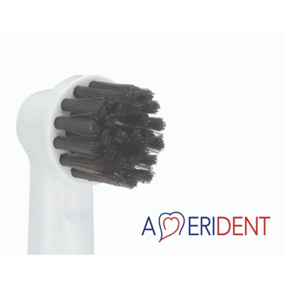 Amerident Charcoal Infused Oral B Compatible Toothbrush He.. Amerident Charcoal Infused Oral B Compatible Toothbrush He..