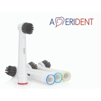 Amerident Charcoal Infused Oral B Compatible Toothbrush Heads - Pack Of 8