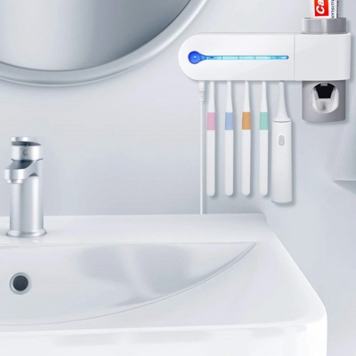 Amerident UV Toothbrush Steriliser with Auto Toothpaste Di.. Amerident UV Toothbrush Steriliser with Auto Toothpaste Di..