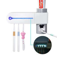 Amerident UV Toothbrush Steriliser with Auto Toothpaste Dispenser