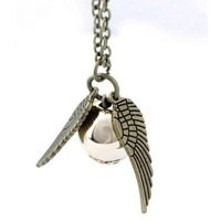 Harry Potter Inspired Snitch Necklace