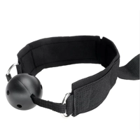 Mouth Gag Ball With Hand Cuffs BDSM Bondage