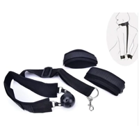 Mouth Gag Ball With Hand Cuffs BDSM Bondage