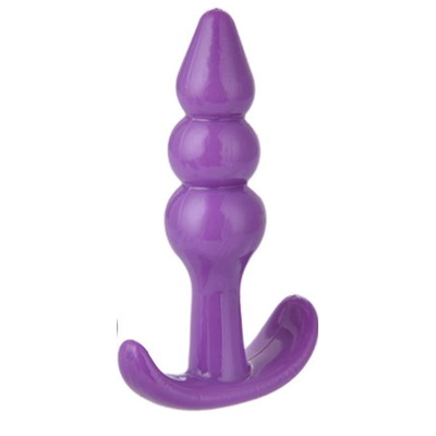 Beginners Anal Butt Plug with 3 Beads Beginners Anal Butt Plug with 3 Beads
