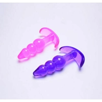 Beginners Anal Butt Plug with 3 Beads