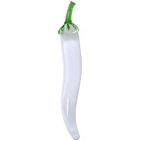 Glass Eggplant Chilli Pepper Dildo