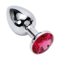Jewel Butt Plug - 3 Silver Starter Set