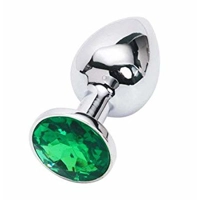 Jewel Butt Plug - 3 Silver Starter Set