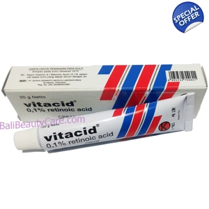 Vitacid 0.1 Retinol Retinoic Acid Retin A Anti Acne Cream