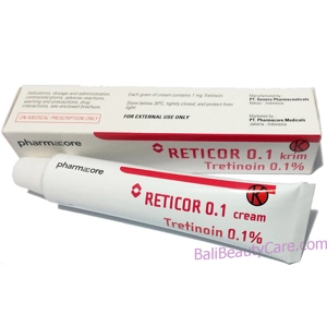 Reticor 0.1 Tretinoin Cream to treat acne dark spots