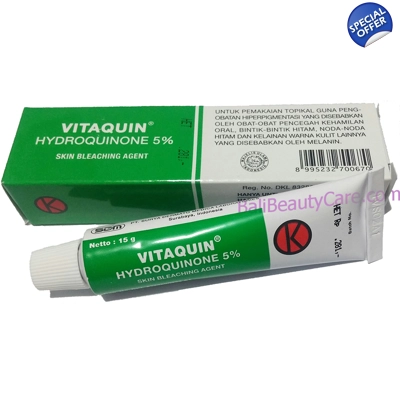 Vitaquin Hydroquinone 5 + Sunscreen To whiten the skin gradually title=