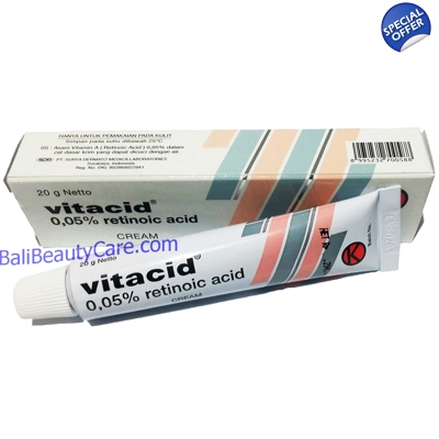 Vitacid 0.05 Retinol Retinoic Acid Retin A Cream title=