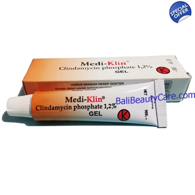 MediKlin Clindamycin Phosphate 1.2 Gel for Acne vulgaris title=