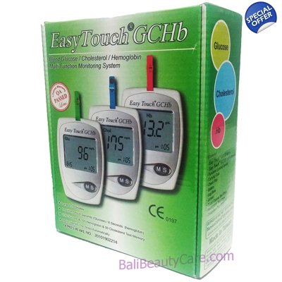 EasyTouch GCHb Glucose Colesterol Hemoglobin Blood Monitoring System title=