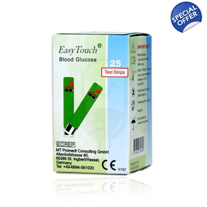 10 Test Strips Easy Touch Glucose Monitor Control Check Meter