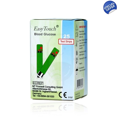 10 Test Strips Easy Touch Glucose Monitor Control Check Meter title=