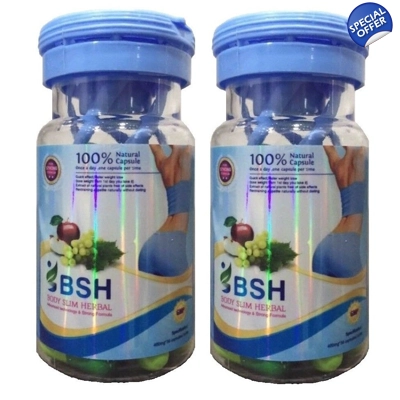 BSH BodySlim Herbal Diet Weight Loss - 1 Bottle - 30 Pills - Body Slim title=