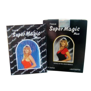 12 pcs Super Magic Man Wet Tissue Antiseptic For Premature Ejaculation