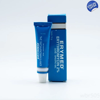 ERYMED Erythromycin Gel Skin Bleach Melasma Black Spots title=
