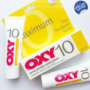 Oxy 10 Benzoyl Peroxide for acne pimple medication