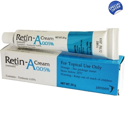 Retin-A Cream 20g 0.05 Tretinoin title=