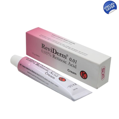 Reviderm 0.01 Retinol Retinoic Acid Retin A Cream title=