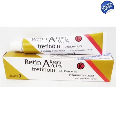 Retin-A Cream 20g 0.1 Tretinoin title=