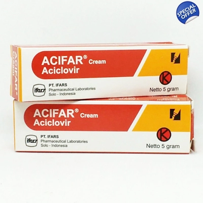 Acifar Aciclovir Cream 5g title=