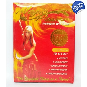 12 pcs Magic Power Red Crimson Desire Antiseptic Wet Tissue