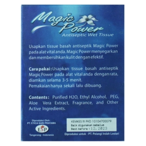 6 pcs Magic Power Blue Symphony Man Tissue Delay Ejaculation