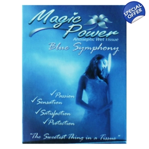 6 pcs Magic Power Blue Symphony Man Tissue Delay Ejaculation