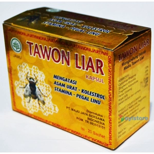 Tawon Liar for Cure Gout Cholesterol and Stamina 40 Capsules