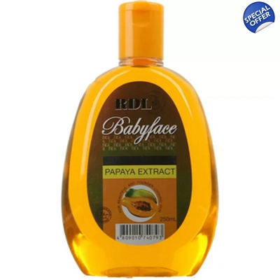 RDL Babyface Facial Cleanser Papaya Extract 150ml title=