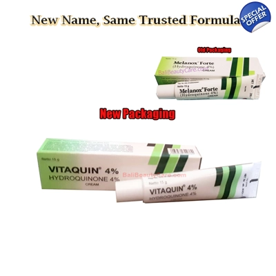 Vitaquin 4% Hydroquinone Fade Dark Spots & Brighten Skin – The New Name for Melanox Forte title=