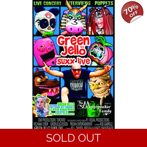 VHS - Green Jello Suxx Live - LIMITED TO 100 + FREE DVD