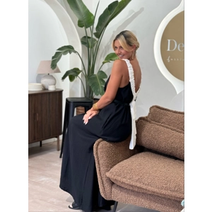 Haljina s dekorativnom vrpcom na leđima (ide do XL)